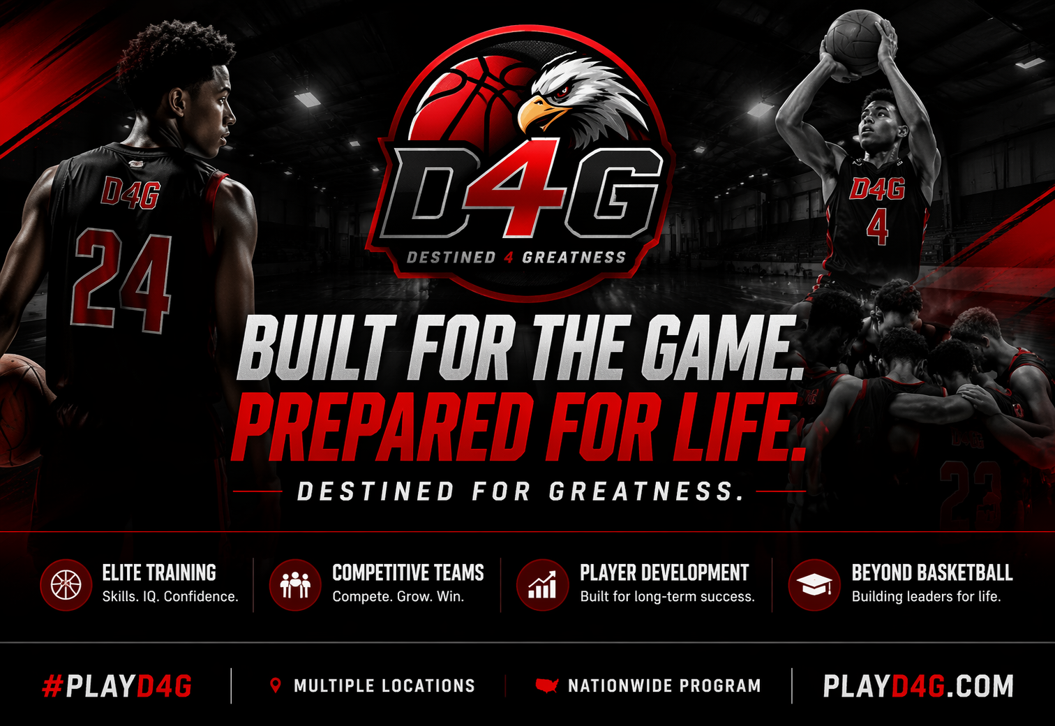 D4G — Built for the Game. Prepared for Life.